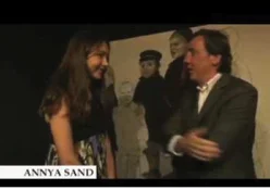 Annya Sand Being interviewed By Art Critic Andrew Graham-Dixion