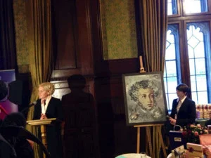 Pushkin work exhibited at The Houses of Parliament, London, February 2014